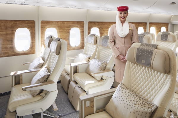  Emirates unveils A380 premium economy cabin