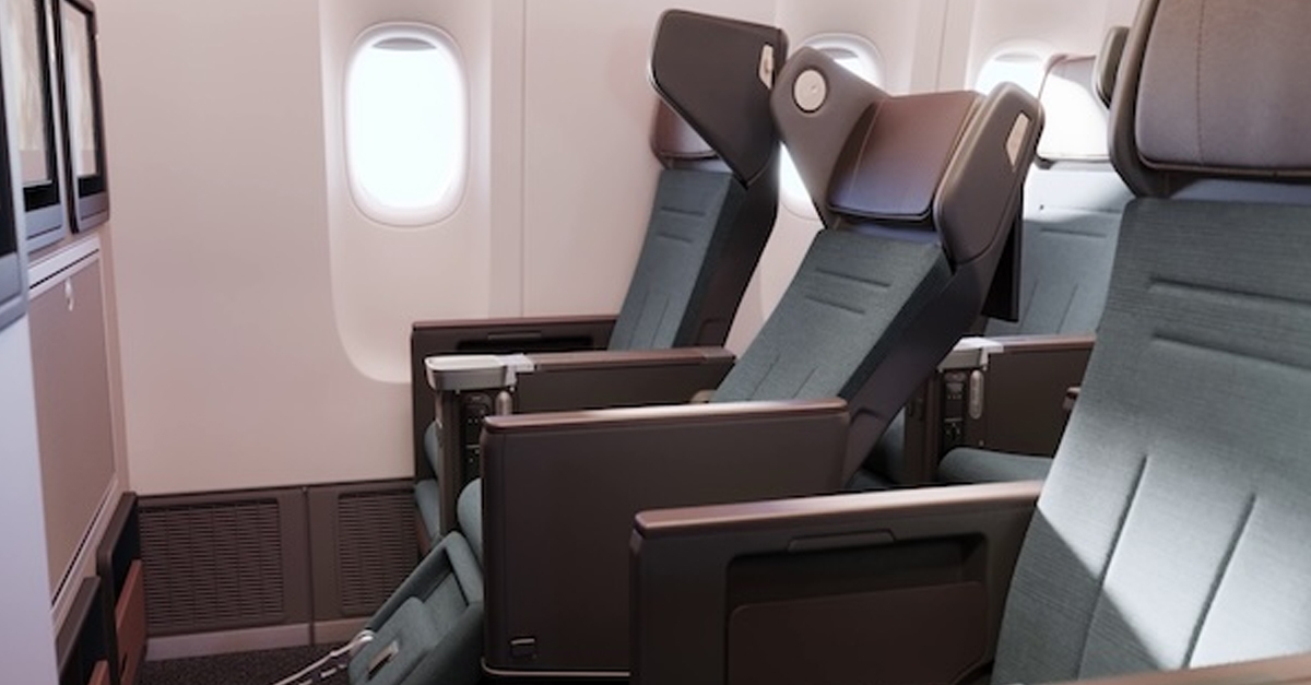 New premium economy cabin unveiled by Cathay Pacific