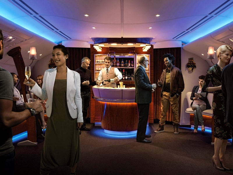 Emirates Business Class A380