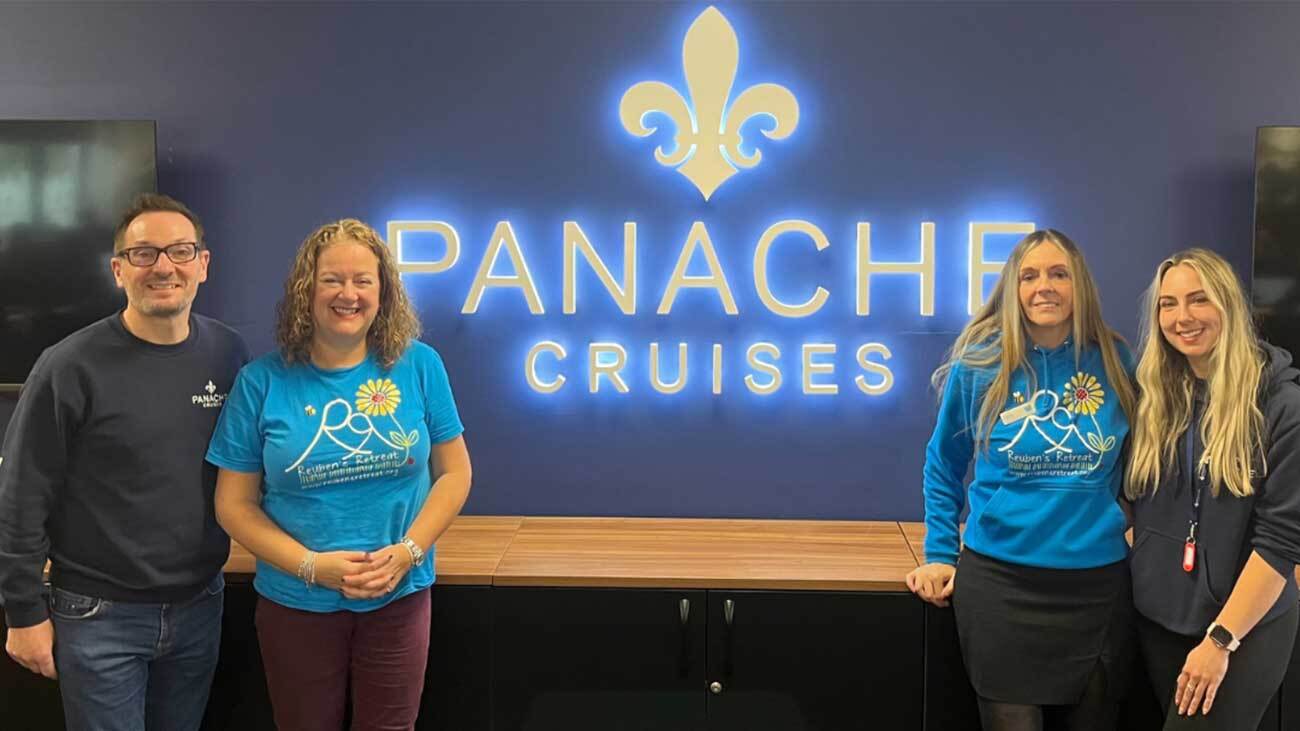 Panache Cruises unveils goal to raise £50k for Reuben’s Retreat