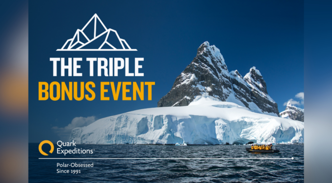 Quark Expeditions launches triple bonus offer for wave